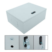 DURAFORCE Steel Enclosure, 20 × 16 × 8" NEMA 4X Electrical Box, IP56 Waterproof Outdoor