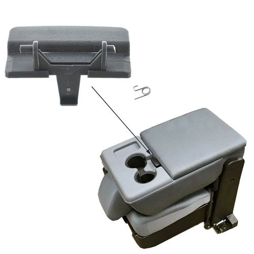 DURAFORCE For Ford F-150 2010-2017 18 Brand New Gray Plastic Center Console Seat Lid Latch