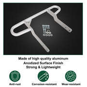 DURAFORCE For Yamaha Raptor 660 660R YFZ450 Aluminum Rear Steel Grab Bar Bumper Bracket