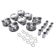 DURAFORCE 8x Pistons Rings Set for Mercedes C218 CLS550 X166 GL450 GL550 M278 4.6L 4.7L V8