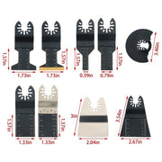 DURAFORCE 43 PCS Oscillating Saw Blades Multitool Kit for Wood/Metal/Plastics Cutting
