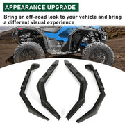 DURAFORCE Overfenders Fender Flares Mud Guard For Polaris Sportsman XP 850/1000 SP 2017-23