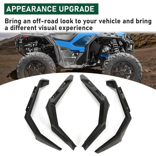 DURAFORCE Overfenders Fender Flares Mud Guard For Polaris Sportsman XP 850/1000 SP 2017-23