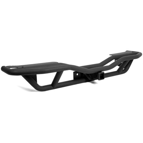 Textured Rear Bumper Guard with Receiver Hitch for Jeep Wrangler JK 2007