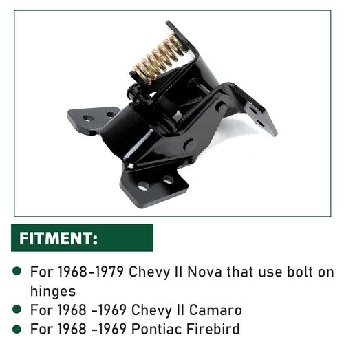 DURAFORCE Driver Side Lower Door Hinge LH For 68-79 Chevy Nova, Camaro, Pontiac Firebird