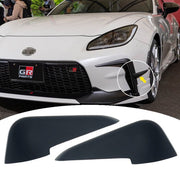 DURAFORCE Left Right For 2022 2023 Toyota GR86 Front Bumper Canard Matte Black Pair