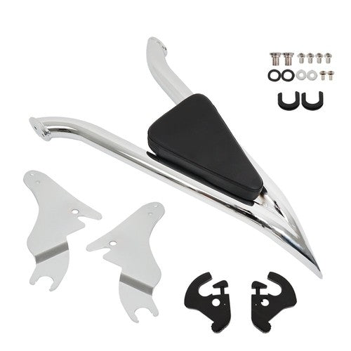 DURAFORCE For CVO Touring Road King Glide Street Chrome 22'' Backrest Sissy Bar New