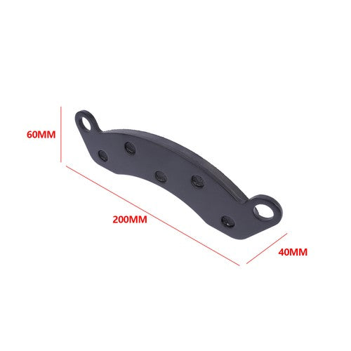 DURAFORCE BRAKE PAD KIT 10K-12K AXLE FOR K71-180-00 DEXTER CALIPER 2 WHEELS Semi-Metallic