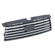 DURAFORCE For Subaru Forester 2006-2008 Plastic Front Bumper Upper Grille w/ Silver Trim
