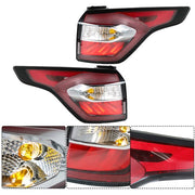 DURAFORCE 2pcs Left+Right Red Rear Tail Lights Brake Lamp For 2017-2019 Ford Escape Kuga