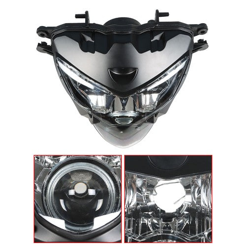 DURAFORCE Front Headlight Headlamp Housing Assembly For Suzuki GSXR600 GSXR750 2004 2005