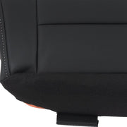DURAFORCE Leather Black For Chevy Colorado Canyon 2015-2022 Driver Side Bottom Seat Cover