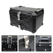 DURAFORCE 65L Black Motorcycle Tour Tail Box With Security Lock Waterproof Top Case