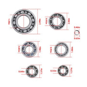 DURAFORCE HR00055/HR00057/K078 For Honda TRX350 FE FM 2000-2006 Transmission Bearing Kit
