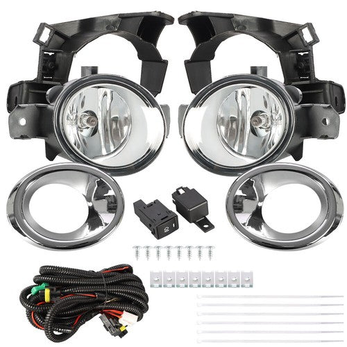 DURAFORCE Fog Light Assembly For Nissan Pathfinder 13-16 26915-3JA0A Right+Left w/Switch