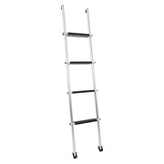 DURAFORCE 60" Aluminum Bunk Ladder Mounting Brackets Silver & Black For RV Camper Trailer