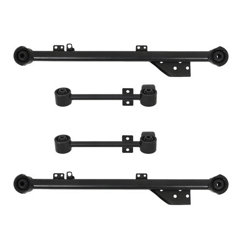 DURAFORCE 4PCS Black Rear Upper&Lower Trailing Control Arm Set For Infiniti QX4 1997-2003