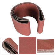 DURAFORCE 5PCS 6x48 in Sanding Belts 80 NEW Grit Belt Sander Sandpaper aluminum oxide