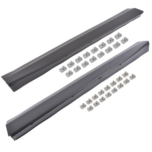 DURAFORCE Pair Front Lower Door Trim Molding Black for Cadillac XT5 2017-2025 Left & Right