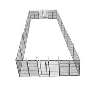 DURAFORCE 24 Panels 32x26 inch Dog Playpen Crate Fence Pet PlayPen Exercise Cage