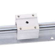 DURAFORCE 2PCS SBR16-2200mm Linear Guide Rails with 4Pcs SBR16UU Bearing Blocks