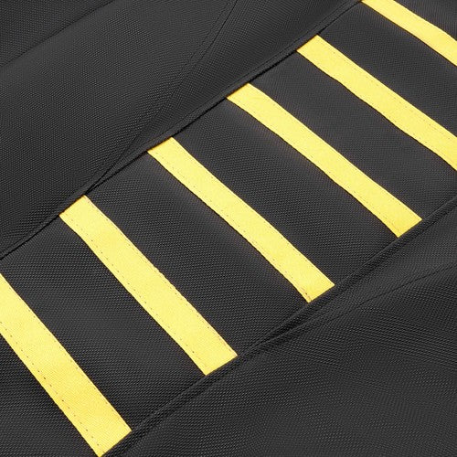 DURAFORCE For Suzuki Z400 LTZ 400 03-08 09 Yellow Ribs Black Sides Multi Grip Seat Cover