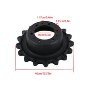 DURAFORCE T630 T870 Drive Sprocket -6 Hole Single Speed 7165109 For Bobcat T200 T300