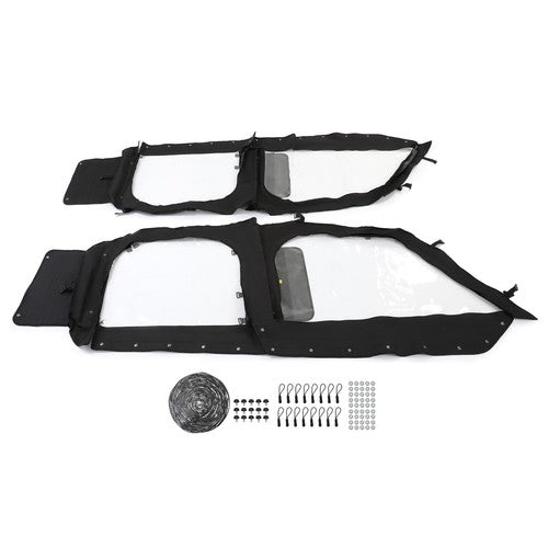 Soft Cab Enclosure Upper Doors for Polaris General XP 4 1000 2 Pieces Left and Right