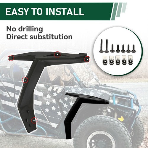 DURAFORCE Front Right Fender Flares Flair For 14-23 Polaris RZR 900/ xp4 1000 #5439761-070