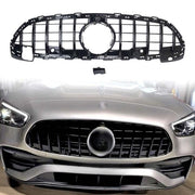 DURAFORCE For Mercedes Benz C200 C300 2022-2024 W206 Gloss Black Front Bumper Grille Grill