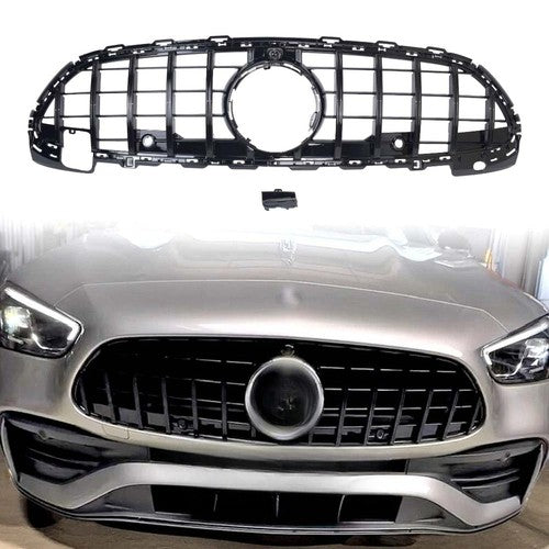 DURAFORCE For Mercedes Benz C200 C300 2022-2024 W206 Gloss Black Front Bumper Grille Grill
