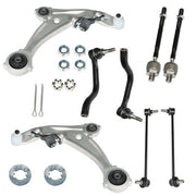 DURAFORCE For Nissan Altima V6 07-13 8Pcs Suspension Kit Control Arms Tie Rod Sway Bar