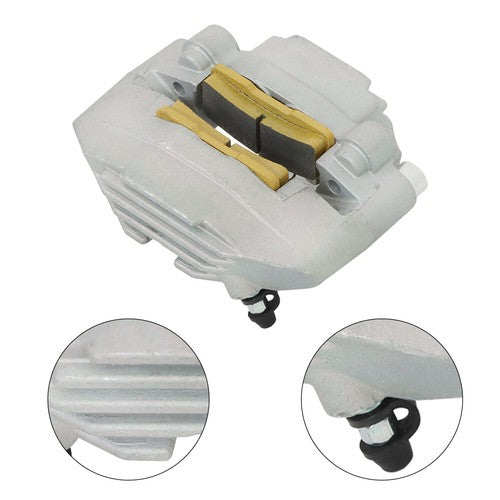 DURAFORCE Rear Brake Caliper with Brake Pads For Yamaha Grizzly 660 YFM660F 4x4 02-08 ATV