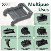 DURAFORCE Quick Attach Excavator Coupler Bracket For Bobcat X-change E26 E32 E35 E42 E50