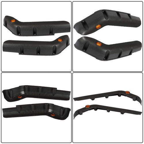 DURAFORCE 4pcs Fender Flares With Screws Front Rear For Club Car DS Golf Cart 1994-Up