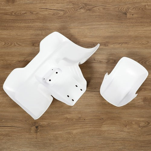 ABS Painted White Front Rear Fender Set for Honda ATC70 1978-1985