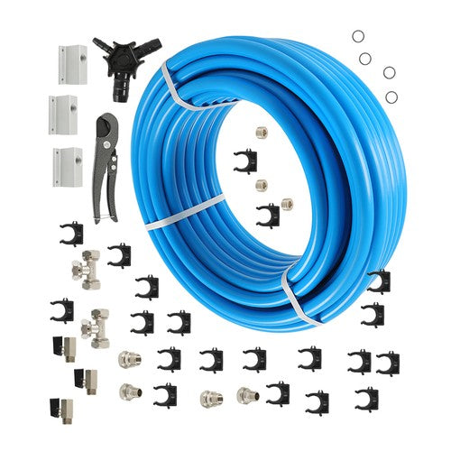 DURAFORCE Compressed Air Piping Tubing System Master Kit 3/4" Pipe x 100 FT M7500