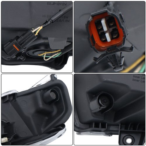 DURAFORCE For Lexus NX200t/300/300h 2015-2021 Fog Light Lamp DRL Right Side Black Housing