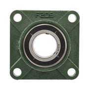 DURAFORCE 2 × UCP209-28 Pillow Block Flange Bearing 1-3/4" Bore 4 Bolt Solid Base