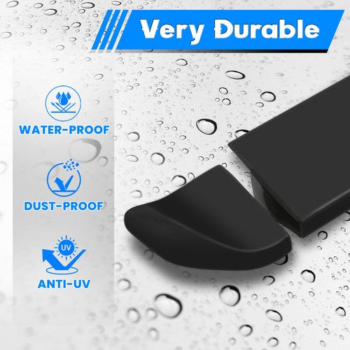 3PCS for Chevy Silverado 2007-2014 Tailgate Tail Gate Wing Spoiler