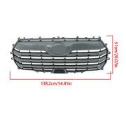 DURAFORCE Fit For Toyota Tundra 2022 2023 Front Bumper Grill Dark Gray Grille 53101-0C130