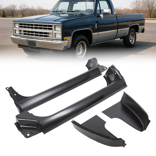 DURAFORCE Cab Corners And Rocker Panels 4 Piece Kit for 1973-1987 Chevy GMC C10 K10 Truck LH RH