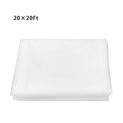 DURAFORCE 6Mil Clear Polyethylene Film Greenhouse Plastic Sheeting 20 x 20 ft