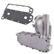 DURAFORCE Oil Cooler Cover Filter Head for Cummins 6CT ISC QSC 8.3 ISL QSL 3974325 3974324