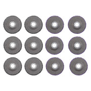 DURAFORCE Diamond Grinding Wheel Discs Set (6 Black, 6 Purple) 12 Pack: 4-1/2" x 7/8"