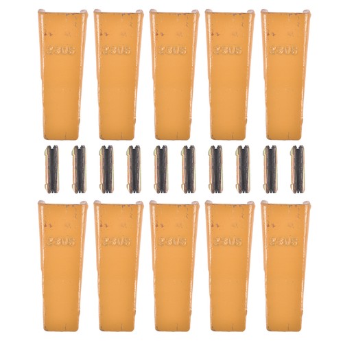 DURAFORCE 23 230 Series 230S Bucket Teeth with 23TF/23FP Flex Pins for Excavator 10 Piece