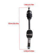 DURAFORCE 2PCS Front Left Right CV Axles Drive Shaft For Yamaha Kodiak 400 YFM 2000-2002