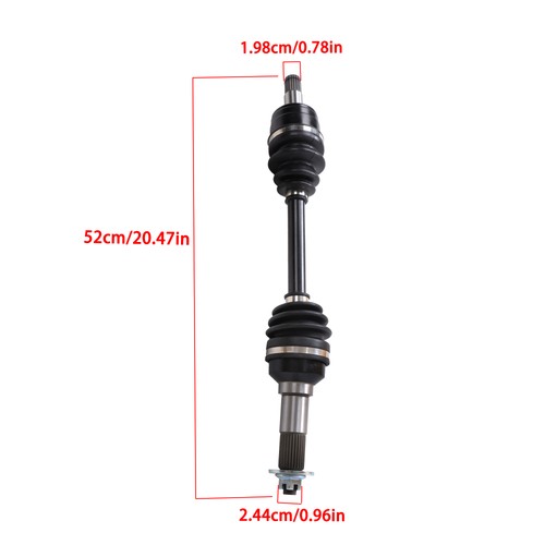 DURAFORCE 2PCS Front Left Right CV Axles Drive Shaft For Yamaha Kodiak 400 YFM 2000-2002