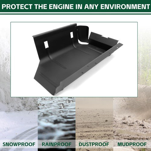DURAFORCE For 87-1995 Jeep Wrangler YJ with 15 or 20 Gallon Fuel Gas Tank Skid Plate Guard