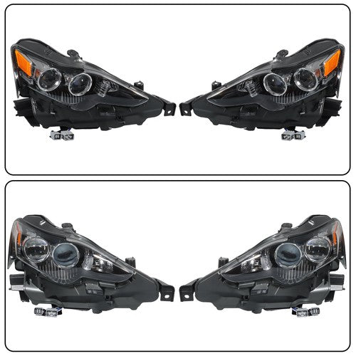 DURAFORCE LH&RH For Lexus IS250 IS200T IS300 IS350 2014-2016 LED Type Projector Headlights